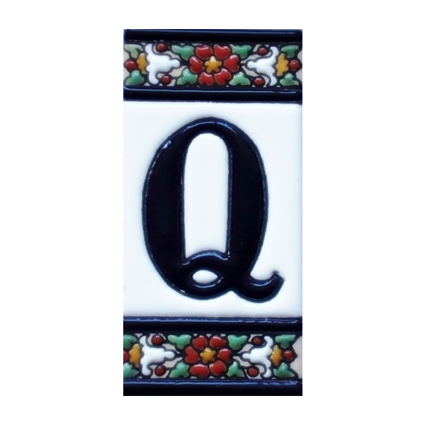 Q Цифри и букви 5,5 x 11 см